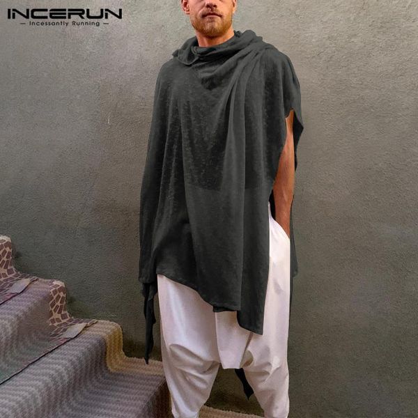 men's hoodies & sweatshirts 2021 men hooded sweatshirts loose solid color irregular cloak cape vintage streetwear casual men hood, Black
men's hoodies & sweatshirts 2021 men hooded sweatshirts loose solid color irregular cloak cape vintage streetwear casual men hood, Black