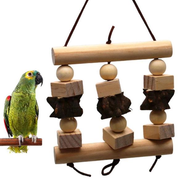 other bird supplies pet parrot wooden blocks beads hanging swing cage decor molar chew toy
other bird supplies pet parrot wooden blocks beads hanging swing cage decor molar chew toy