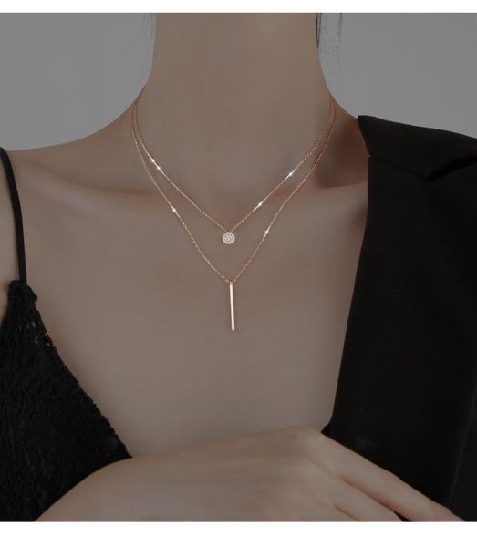 simple design double layer short necklace for woman korean fashion jewelry party wedding accessories clavicle chain chokers, Golden;silver
simple design double layer short necklace for woman korean fashion jewelry party wedding accessories clavicle chain chokers, Golden;silver