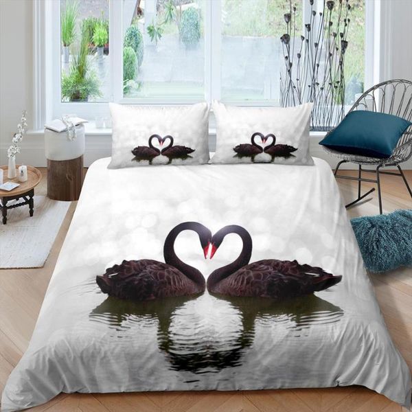 swan bedding set animal duvet cover love bedclothes 2/3pcs with pillowcase luxury home textiles simple bedspread sets
swan bedding set animal duvet cover love bedclothes 2/3pcs with pillowcase luxury home textiles simple bedspread sets