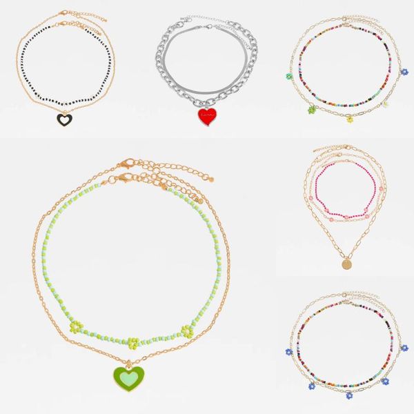 chokers hellodr punk bar heart necklaces for women 2021 trend adjustable multilayer chain beads choker pendant party charms jewelry gift, Golden;silver
chokers hellodr punk bar heart necklaces for women 2021 trend adjustable multilayer chain beads choker pendant party charms jewelry gift, Golden;silver