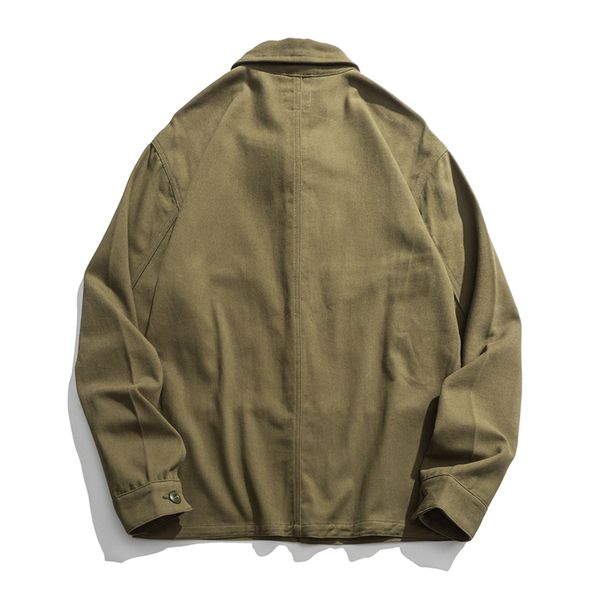 mens jackets men's multi-pocket vintage safari style coat american casual cotton retro overalls jacket male outerwear, Black;brown
mens jackets men's multi-pocket vintage safari style coat american casual cotton retro overalls jacket male outerwear, Black;brown