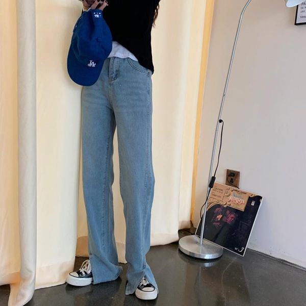 women's jeans pants for women high waist leisure wide-legged female autumn winter casual loose trousers 0431#, Blue
women's jeans pants for women high waist leisure wide-legged female autumn winter casual loose trousers 0431#, Blue