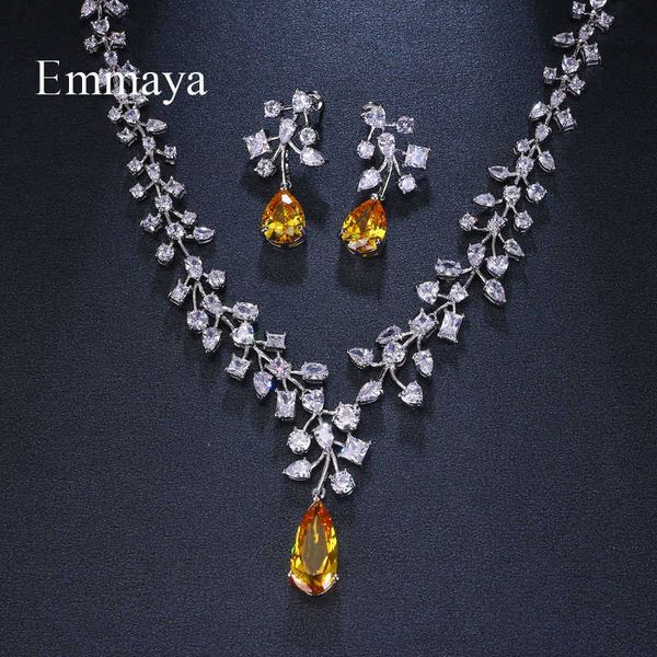 emmaya brand fashion charm cubic zirconia bridal multicolor water drop jewelry sets crystal party wedding jewelry necklace sets h1022, Silver
emmaya brand fashion charm cubic zirconia bridal multicolor water drop jewelry sets crystal party wedding jewelry necklace sets h1022, Silver
