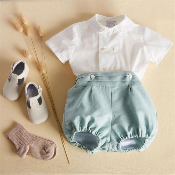 summer spanish boys girl sets t shirts shorts suit cotton toddler casual double breasted modis kids clothing l208, White
summer spanish boys girl sets t shirts shorts suit cotton toddler casual double breasted modis kids clothing l208, White