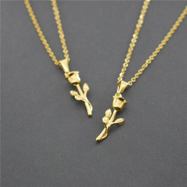 vintage delicate flower necklace jewelry gold color rose pendant plant clavicle chain women necklaces, Silver
vintage delicate flower necklace jewelry gold color rose pendant plant clavicle chain women necklaces, Silver