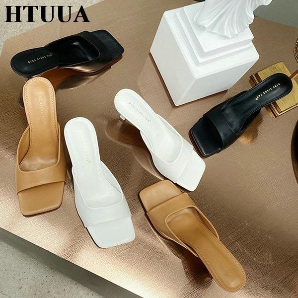 slippers htuua 2021 summer women 9cm thin high heel slides brand design outdoor sandals ladies dress shoes sx4076, Black
slippers htuua 2021 summer women 9cm thin high heel slides brand design outdoor sandals ladies dress shoes sx4076, Black