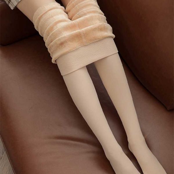 200g thick thermal stockings woman winter fleece pantyhose fake translucent insulated warm tights seamless leggings for girls 211216, Black;white
200g thick thermal stockings woman winter fleece pantyhose fake translucent insulated warm tights seamless leggings for girls 211216, Black;white