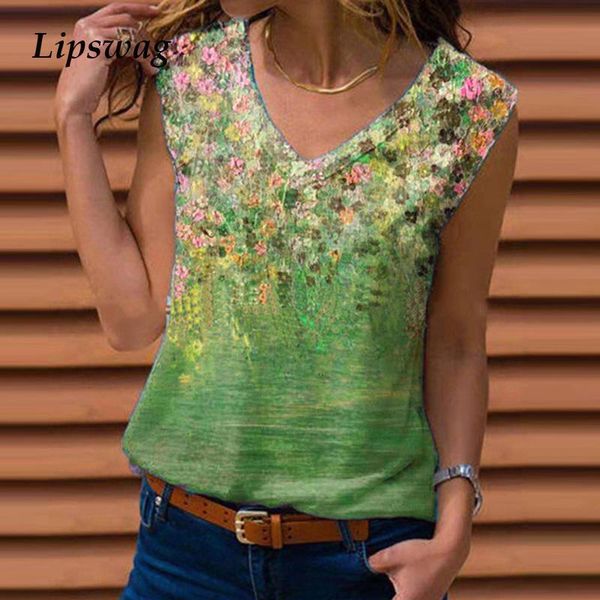women's blouses & shirts summer women shirt vintage sleeveless floral printed casual v neck lady clothes streetwear sweatshirt plus si, White
women's blouses & shirts summer women shirt vintage sleeveless floral printed casual v neck lady clothes streetwear sweatshirt plus si, White