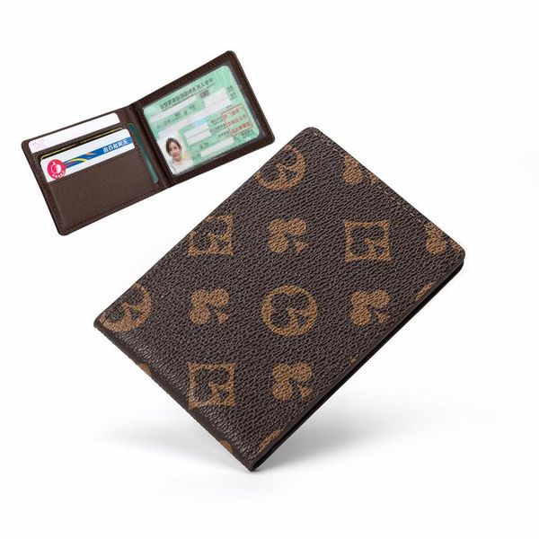 card holders driver's license protective cover holder women men motor vehicle id pack short multi-function slim wallet ladies, Brown;gray
card holders driver's license protective cover holder women men motor vehicle id pack short multi-function slim wallet ladies, Brown;gray