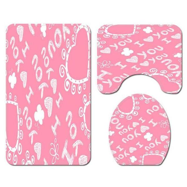 bath accessory set 3pcs/set floor cover english letter+heart-shaped print bathroom mat protective pad
bath accessory set 3pcs/set floor cover english letter+heart-shaped print bathroom mat protective pad