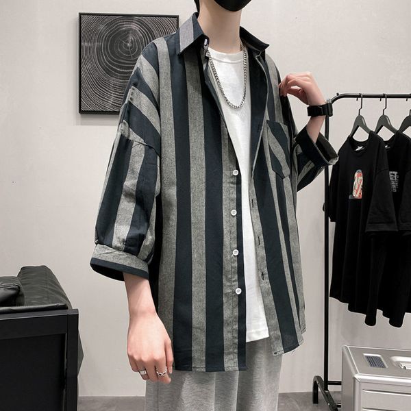 shirts summer striped men's fashion hit color retro casual shirt men streetwear korean loose short sleeve shirts mens -2xl, White;black
shirts summer striped men's fashion hit color retro casual shirt men streetwear korean loose short sleeve shirts mens -2xl, White;black
