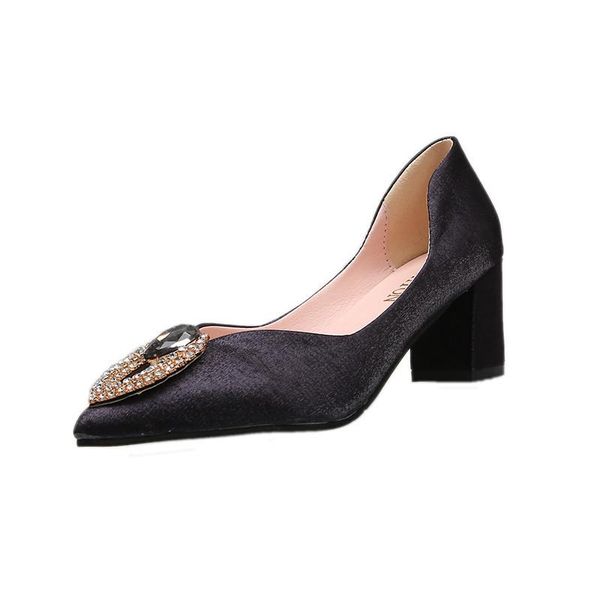 dress shoes 2021 women's tide spring pointed girl high heels fairy style shallow mouth diamond hollow single women, Black
dress shoes 2021 women's tide spring pointed girl high heels fairy style shallow mouth diamond hollow single women, Black