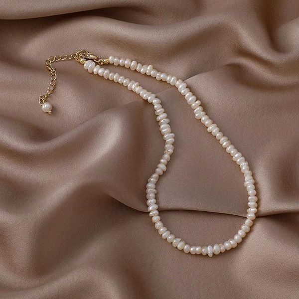 chains french fashion sense freshwater pearl necklace light luxury design girlfriends wild retro baroque clavicle chain, Silver
chains french fashion sense freshwater pearl necklace light luxury design girlfriends wild retro baroque clavicle chain, Silver