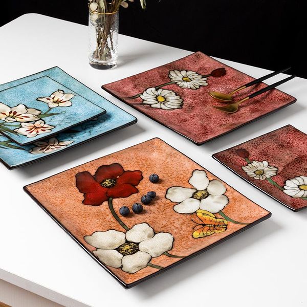 dishes & plates special steak dinner square personality durable ceramic tray talerze obiadowe kitchen dk50dp
dishes & plates special steak dinner square personality durable ceramic tray talerze obiadowe kitchen dk50dp