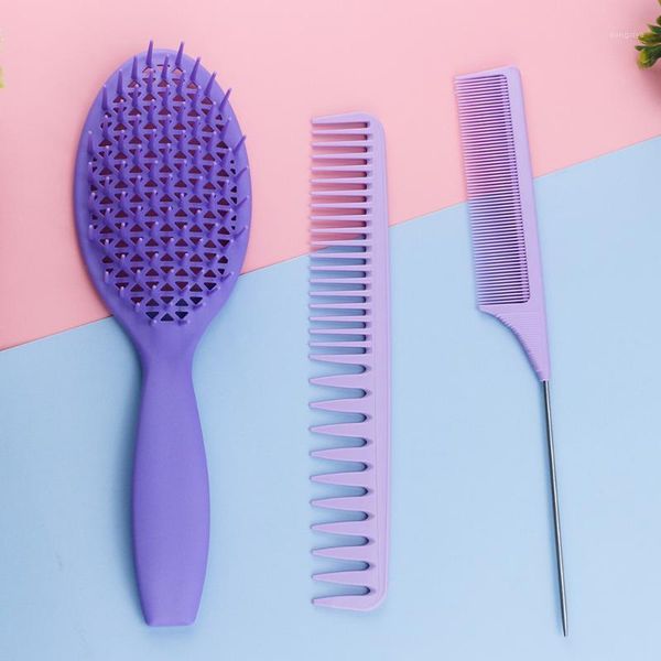 3pcs/set female round shape wet hair brush detangler makeup rat tail comb salon professional accessories fine for beauty1, Silver
3pcs/set female round shape wet hair brush detangler makeup rat tail comb salon professional accessories fine for beauty1, Silver
