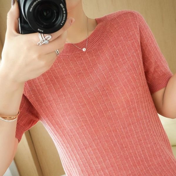 women's sweaters summer wool short sleeve soft elastic and pullovers o-neck women cashmere sweater female jumpers, White;black
women's sweaters summer wool short sleeve soft elastic and pullovers o-neck women cashmere sweater female jumpers, White;black
