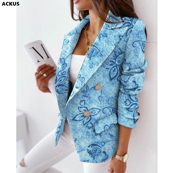 women's suits & blazers ackus women print straight single breasted pockets loose coats office lady fashion streetwear autumn clothing 2, White;black
women's suits & blazers ackus women print straight single breasted pockets loose coats office lady fashion streetwear autumn clothing 2, White;black
