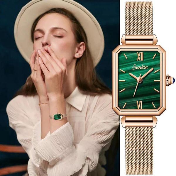 wristwatches lige sunkta women bracelet watches quartz wristwatch luxury ultra-thin square ladies clock waterproof rectangle rose gold watch, Slivery;brown
wristwatches lige sunkta women bracelet watches quartz wristwatch luxury ultra-thin square ladies clock waterproof rectangle rose gold watch, Slivery;brown
