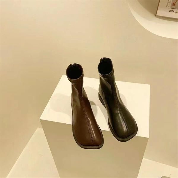boots autumn winter casual women ankle flat heel slip on ladies square toe short boot simply outdoor shoes, Black
boots autumn winter casual women ankle flat heel slip on ladies square toe short boot simply outdoor shoes, Black