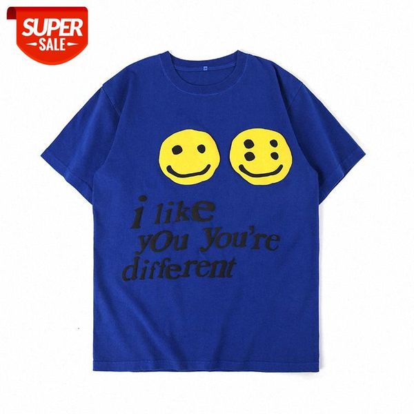 european and american high street simple smiley t multicolor wild loose letters print short-sleeved round neck t-shirt #8408, White;black
european and american high street simple smiley t multicolor wild loose letters print short-sleeved round neck t-shirt #8408, White;black