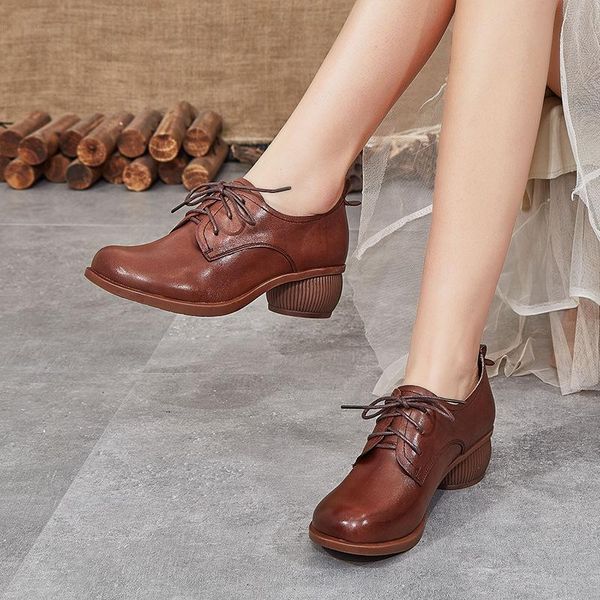 dress shoes johnature lace-up pumps women retro 2021 spring genuine leather round toe sewing casual handmade ladies, Black
dress shoes johnature lace-up pumps women retro 2021 spring genuine leather round toe sewing casual handmade ladies, Black
