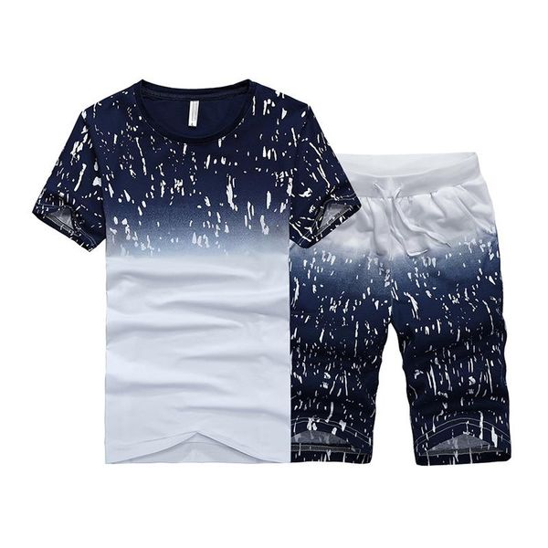 men's tracksuits summer tracksuit short sleeve t-shirt + elastic waist shorts fashion casual beach breatheble printed sportsuit plus si, Gray
men's tracksuits summer tracksuit short sleeve t-shirt + elastic waist shorts fashion casual beach breatheble printed sportsuit plus si, Gray
