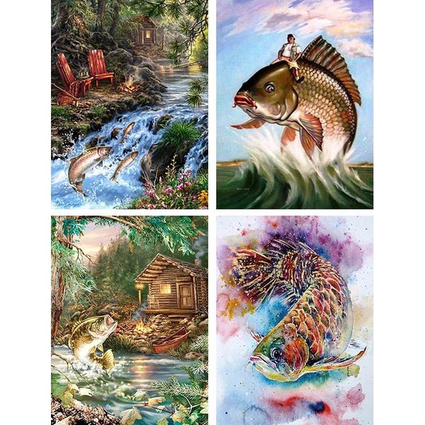 diamond painting 5d diy full square round forest cabin river 3d embroidery fish scenery cross stitch home decor u97
diamond painting 5d diy full square round forest cabin river 3d embroidery fish scenery cross stitch home decor u97