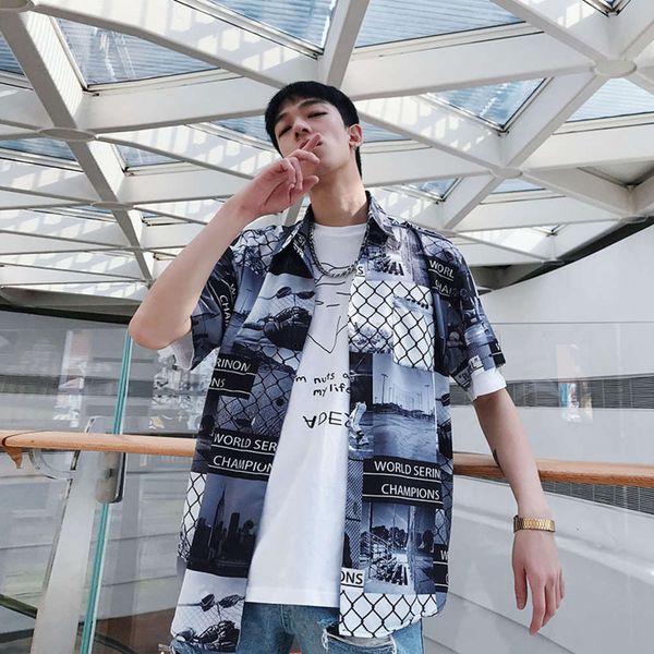 men's casual shirts summer plus oversized men's hawaiian floral short sleeve shirt 00bc, White;black
men's casual shirts summer plus oversized men's hawaiian floral short sleeve shirt 00bc, White;black