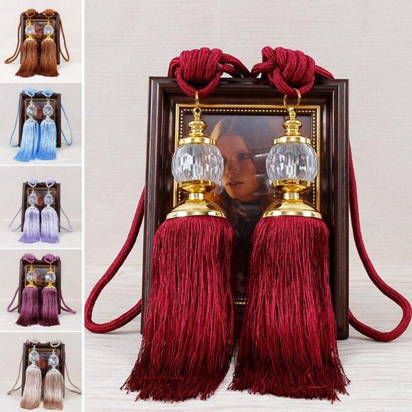 other home decor retro style 1pair euro faux crystal tassels fringe curtain tieback bandage rope window drapes decoration
other home decor retro style 1pair euro faux crystal tassels fringe curtain tieback bandage rope window drapes decoration