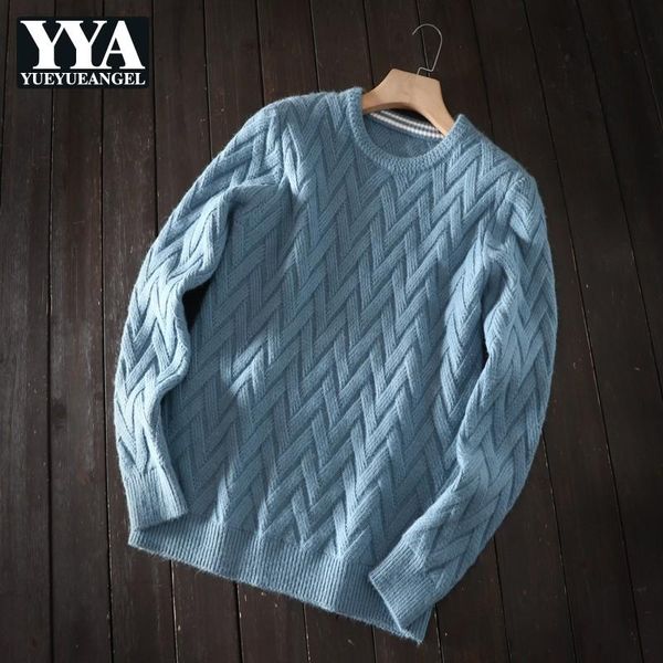 men pullovers three-dimensional striped round-collar autumn winter all-match knitting thickening sweater business casual men's sweater, White;black
men pullovers three-dimensional striped round-collar autumn winter all-match knitting thickening sweater business casual men's sweater, White;black