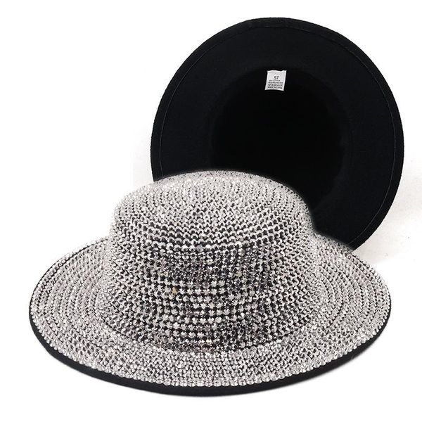 wide brim hats stage hat women's handmade rhinestone woolen male british retro outdoor shade flat cap panama, Blue;gray
wide brim hats stage hat women's handmade rhinestone woolen male british retro outdoor shade flat cap panama, Blue;gray