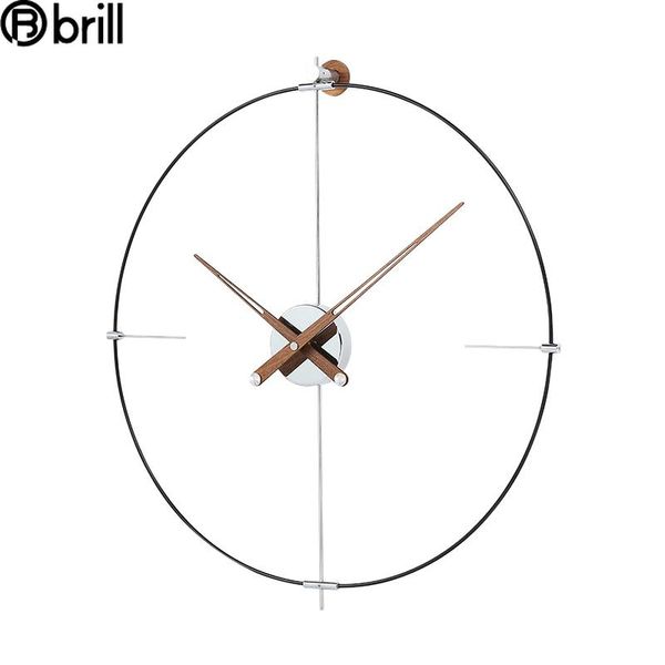 spanish design large wall clock metal wood silent clocks modern nordic living room decorative luxury gift 50
spanish design large wall clock metal wood silent clocks modern nordic living room decorative luxury gift 50