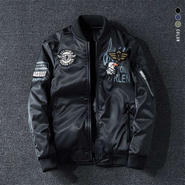 mens bomber jacket coat male both sides wear embroidery oversized 7xl casual pilot streetwear men brand clothing ayb3 210928, Black;brown
mens bomber jacket coat male both sides wear embroidery oversized 7xl casual pilot streetwear men brand clothing ayb3 210928, Black;brown