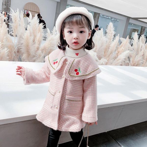 jackets children 2021 autumn winter sweet style girls coats fashion outdoor kids cherry lapel outerwear infant casual clothing, Blue;gray
jackets children 2021 autumn winter sweet style girls coats fashion outdoor kids cherry lapel outerwear infant casual clothing, Blue;gray
