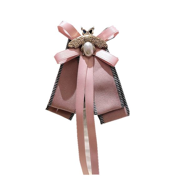 occident charm vintage women pins classic pearl bowknot bee brooches pink long style ribbon brooch fashion vacation party jewelry, Gray
occident charm vintage women pins classic pearl bowknot bee brooches pink long style ribbon brooch fashion vacation party jewelry, Gray