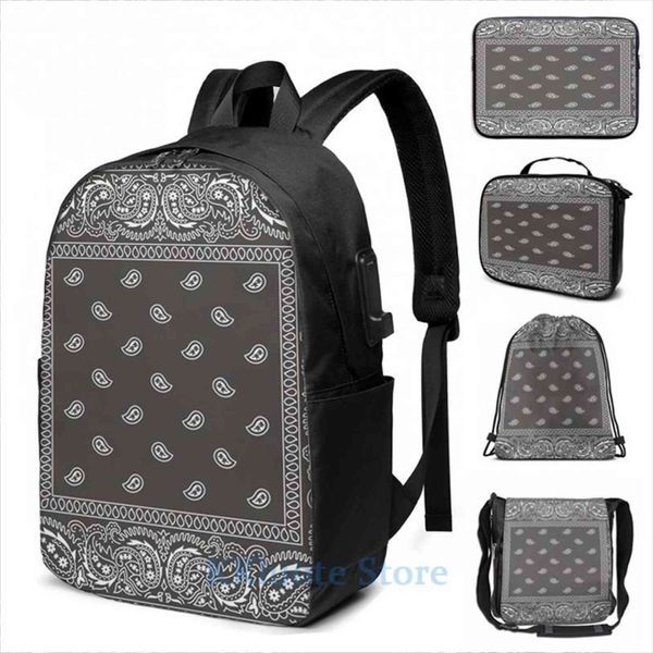 funny graphic print bandana black selection available usb charge backpack men school bags women bag travel laptop
funny graphic print bandana black selection available usb charge backpack men school bags women bag travel laptop