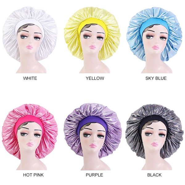 wide-brimmed extra large satin bonnet night cap women hair care beauty salon hat turban headscarf for hair accessories, Blue;gray
wide-brimmed extra large satin bonnet night cap women hair care beauty salon hat turban headscarf for hair accessories, Blue;gray