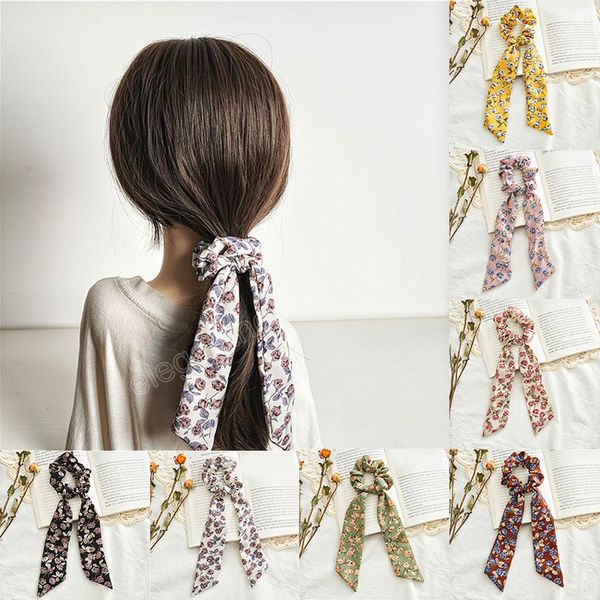 women girl rose flower knotted hair tie scrunchies elastic hair bands ponytail holder headwear floral print hair accessories, Pink
women girl rose flower knotted hair tie scrunchies elastic hair bands ponytail holder headwear floral print hair accessories, Pink