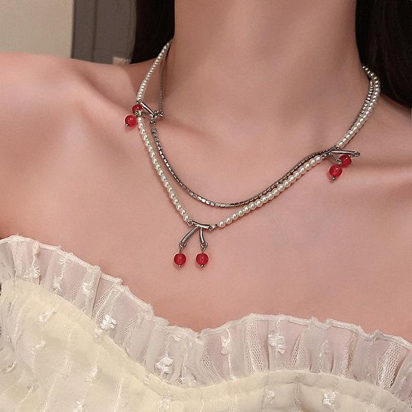 chokers origin summer fairy double-layer imitation pearl beaded necklace for women girls shiny rhinestone accessories, Golden;silver
chokers origin summer fairy double-layer imitation pearl beaded necklace for women girls shiny rhinestone accessories, Golden;silver