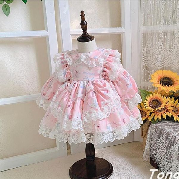 girl's dresses miayii baby clothing spanish princess ball gowns lace bow stitching print boutique birthday party lolita for girls a19, Red;yellow
girl's dresses miayii baby clothing spanish princess ball gowns lace bow stitching print boutique birthday party lolita for girls a19, Red;yellow