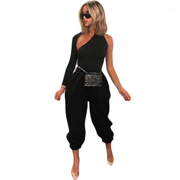 black streetwear two piece set women halter one shoulder long sleeve cut out and cargo pants suit sporty active wear outftis women's tr, Gray
black streetwear two piece set women halter one shoulder long sleeve cut out and cargo pants suit sporty active wear outftis women's tr, Gray
