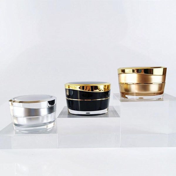 storage bottles & jars 8pc small amount custom logo 15ml plating cover face cream jar empty plastic acrylic bottle
storage bottles & jars 8pc small amount custom logo 15ml plating cover face cream jar empty plastic acrylic bottle