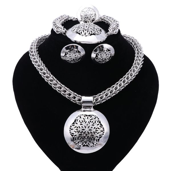 party accessories wedding jewelry sets for women african beads statement chain necklace earrings bracelet fine rings sets, Black
party accessories wedding jewelry sets for women african beads statement chain necklace earrings bracelet fine rings sets, Black