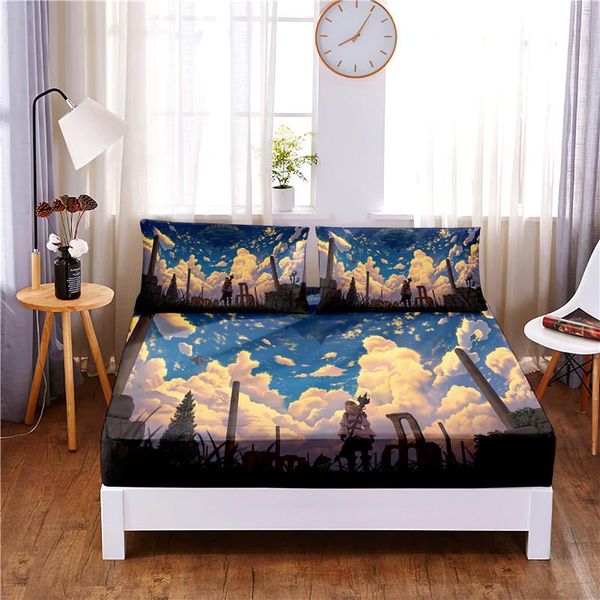 sheets & sets white clouds digital printed 3pc polyester fitted sheet mattress cover four corners with elastic band bed cases
sheets & sets white clouds digital printed 3pc polyester fitted sheet mattress cover four corners with elastic band bed cases