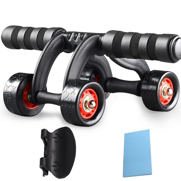 4 rolls ab roller abdominal muscle trainer indoor home training device gymnastics waist belly muscle exerciser equipment 
4 rolls ab roller abdominal muscle trainer indoor home training device gymnastics waist belly muscle exerciser equipment