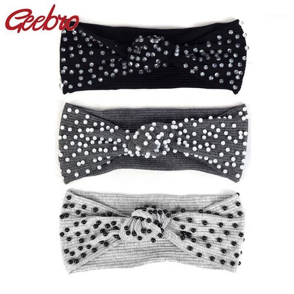 geebro women pearls accessories beads ribbed hairband boho female knotted striped elastic headband turban wraps cotton hair band1
geebro women pearls accessories beads ribbed hairband boho female knotted striped elastic headband turban wraps cotton hair band1
