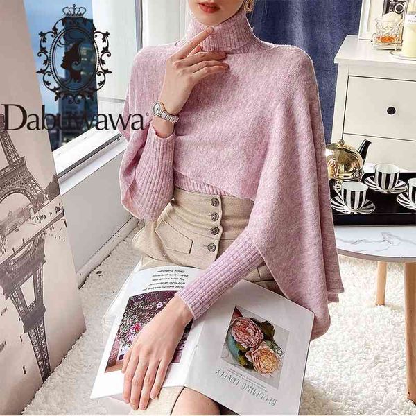 dabuwawa elegant pink two pieces turtleneck cloak sweater women autumn winter 2pcs solid knit pullover set female dt1dkt003 210520, White;black
dabuwawa elegant pink two pieces turtleneck cloak sweater women autumn winter 2pcs solid knit pullover set female dt1dkt003 210520, White;black