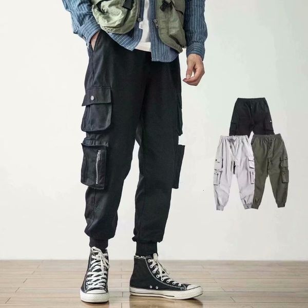 mens cargo hip hop men harajuku streetwear multiple pockets pants fashion running casual jogging track trousers, Black
mens cargo hip hop men harajuku streetwear multiple pockets pants fashion running casual jogging track trousers, Black