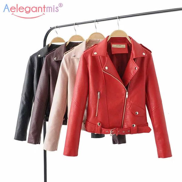 aelegantmis fashion women autumn winter black soft faux leather jackets zipper basic street coat ladies pu biker jacket 210607
aelegantmis fashion women autumn winter black soft faux leather jackets zipper basic street coat ladies pu biker jacket 210607